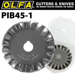 OLFA Blades Rotary Pinking Cutter 1/pk 45mm